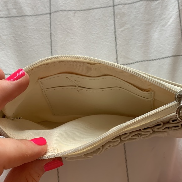 White Steve Madden Clutch Wallet Purse - Picture 5 of 6